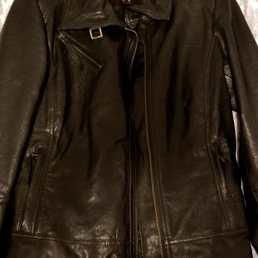 Danier Black Leather Jacket